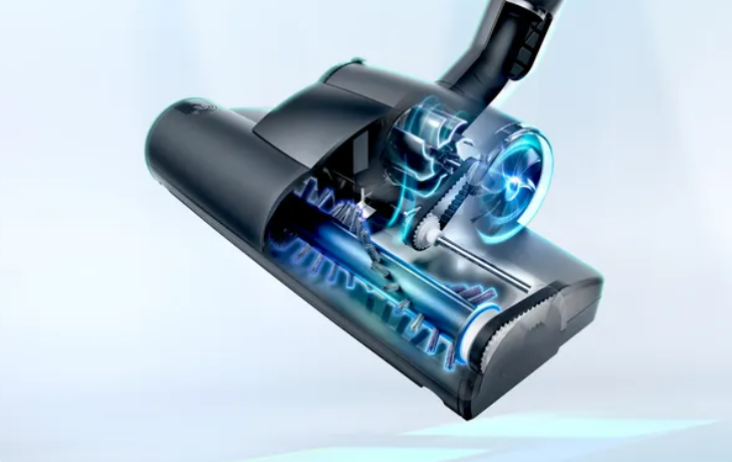 Turbo brush foot for deeper cleaning.